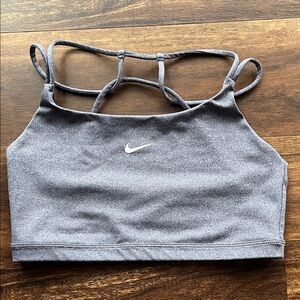 Nike Women's Strappy Gray Sports Bra